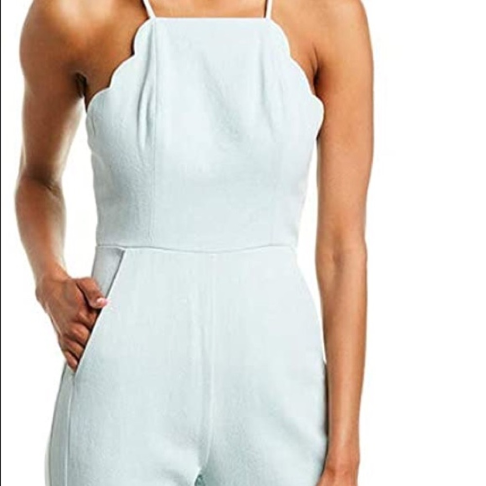 BCBGENERATION Scalloped Jumpsuit Sz: 8 MSRP $118